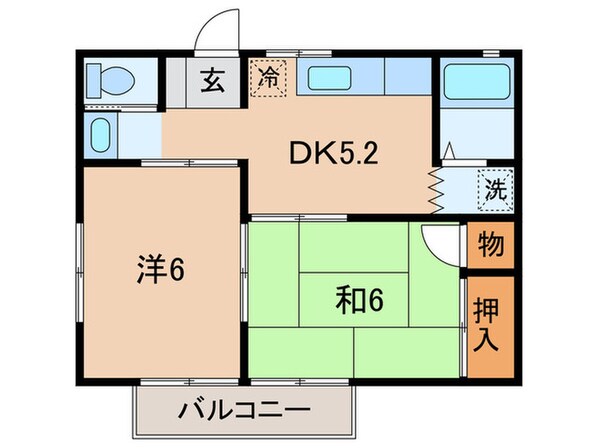 ハイツ小嶋の物件間取画像